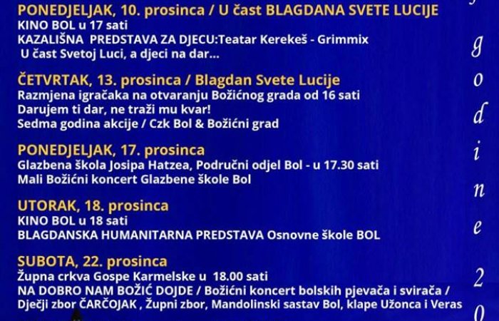 Prosinac u Bolu