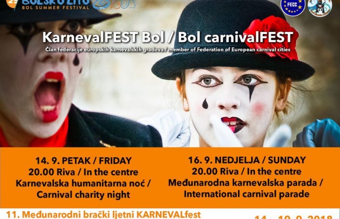 11th International Brač summer carnival 